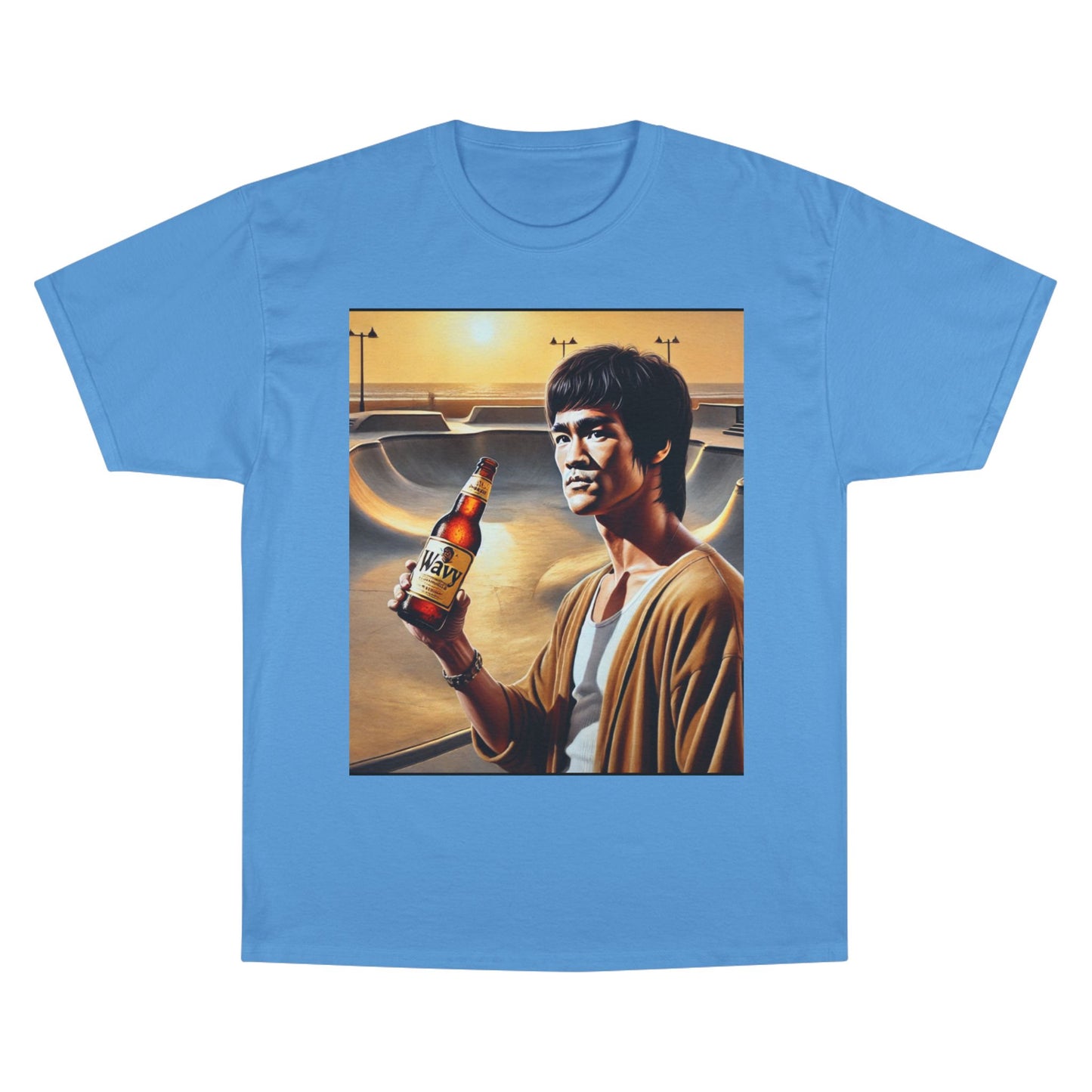 Retro Champion T-Shirt - Bruce Lee Inspired Art for Casual Style